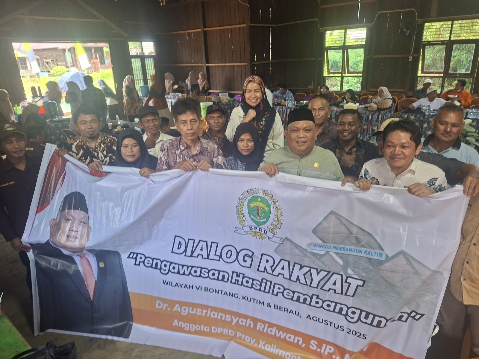 Dialog Rakyat di Sangkulirang, Dr. Agusriansyah Ajak Warga Kawal Hasil Pembangunan
